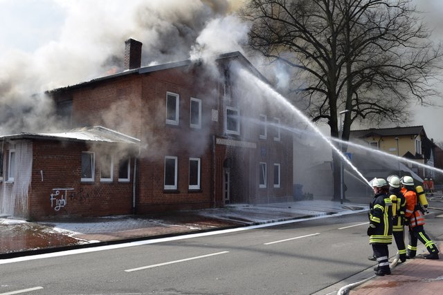 Brand in Winsener Flüchtlingsunterkunft
