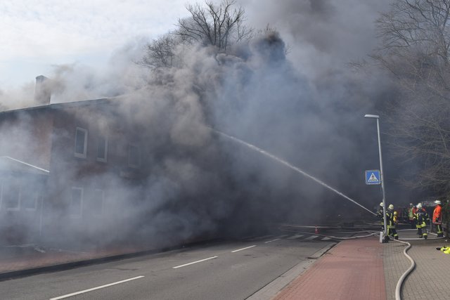 Brand in Winsener Flüchtlingsunterkunft