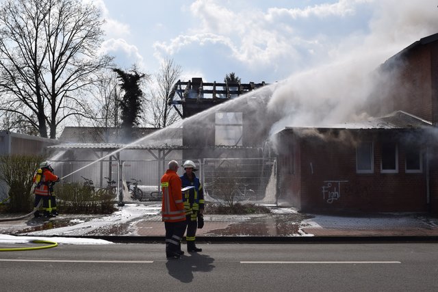 Brand in Winsener Flüchtlingsunterkunft