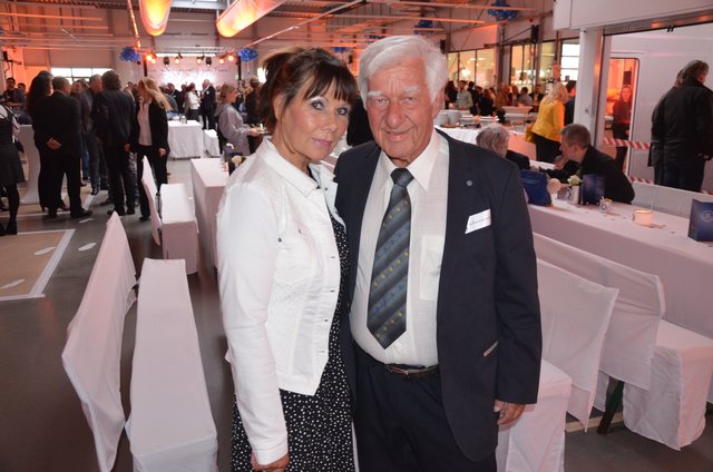 Firmengründer Gerhard Grund mit Lebensgefährtin