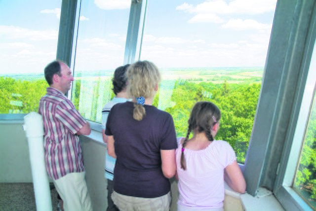 Weiter Blick über das Land