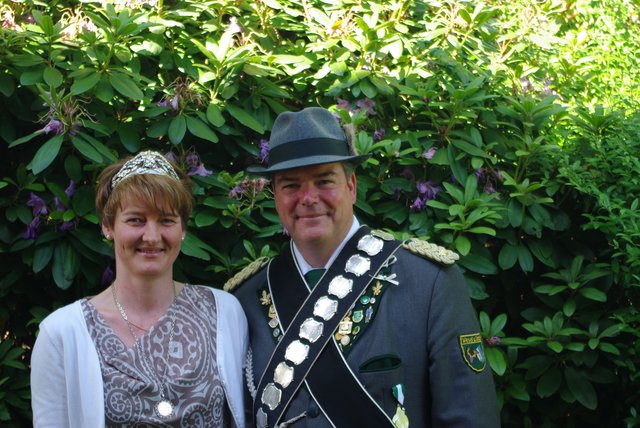 Erlebten ein tolles Jahr: Oliver und Sandra Wiechmann | Foto: Schützenverein Wesel