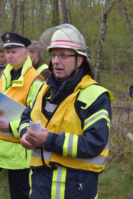 Übernahm die Gesamteinsatzleitung: Kreisbrandmeister Volker Bellmann