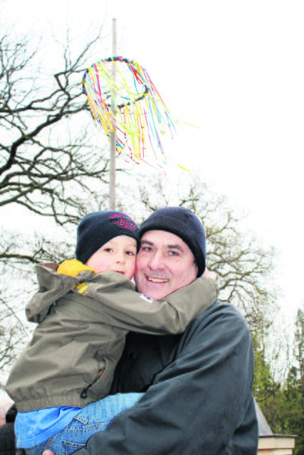 Wollen nächstes Jahr wiederkommen: Lennart und Papa Axel Ranft