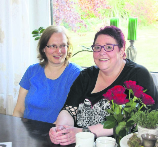 Karen Rüther (li.) und Marion Weidt | Foto: Marion Weidt/tp