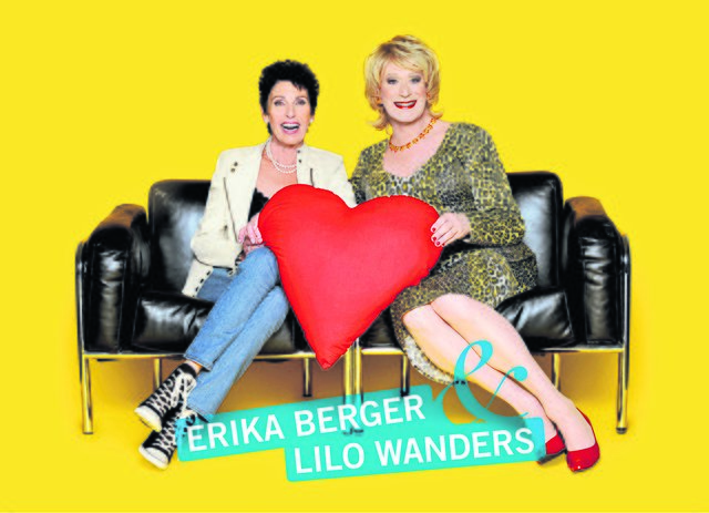 Waren dicke Freundinnen: Lilo Wanders und die jüngst verstorbene Erika Berger