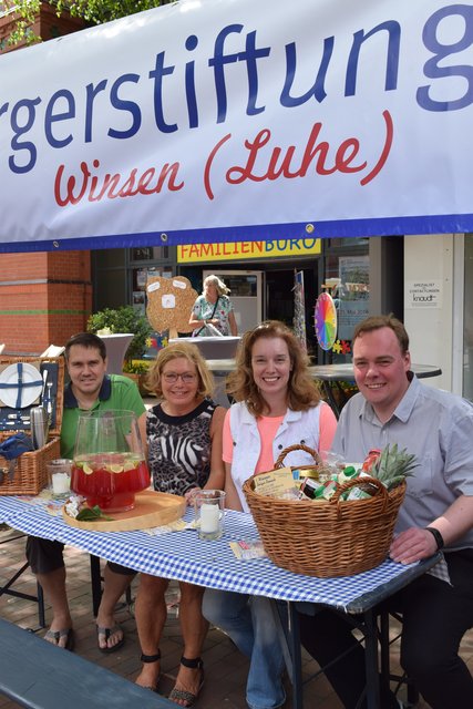 Freuen sich auf den ersten Bürgerbruch: Tobias Müller, Kerstin Roufflair, Sabine Neumann und André Wiese (v. li.) von der Bürgerstiftung