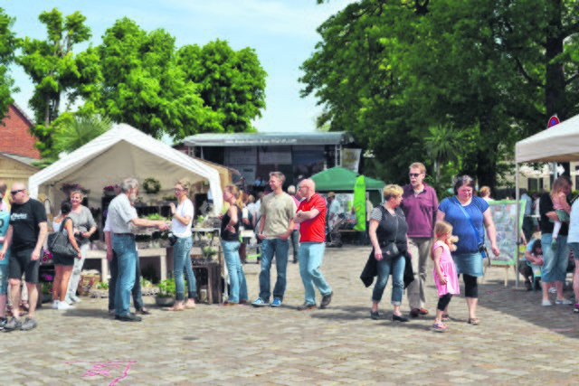 Strahlender Sonnenschein und ein tolles Angebot: Der Frühlingsmarkt war gut besucht