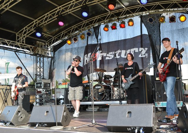 Machte den Auftakt: die Band Hørsturz