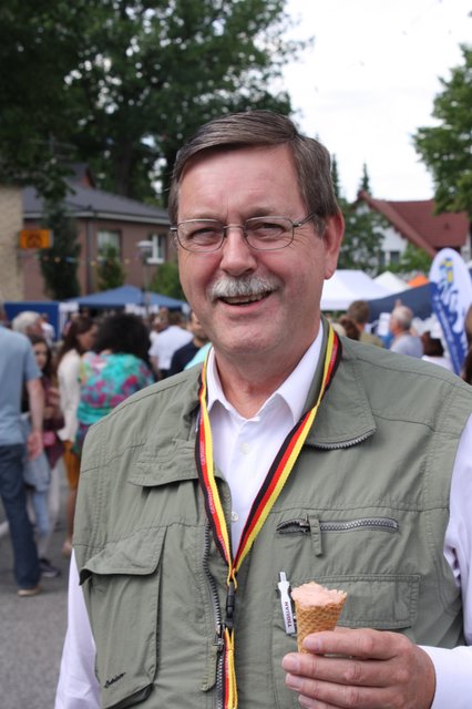 Zufrieden mit der Resonanz: Peter Noetzel vom Dorfverein Sprötze