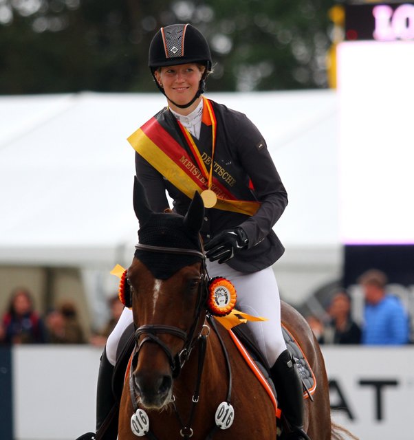 Deutsche Meisterin: Sandra Auffarth und Opgun Louvo, die auch im CIC3* siegten