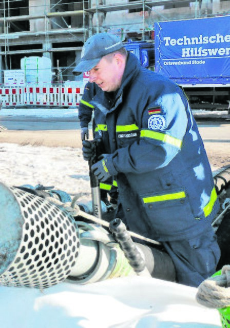 Einsatz als Maschinist an einer Hochleistungspumpe: Christian Linke