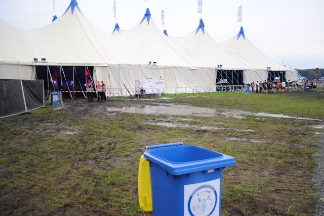 Die White Stage musste frühzeitig geschlossen werden