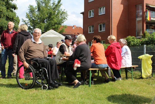 Gute Stimmung beim Sommerfest
