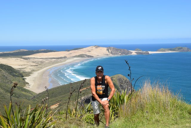 Natur pur: Michael Wiese in der faszinierenden Küstenlandschaft von Cape Reinga im äußersten Norden von Neuseeland | Foto: Wiese