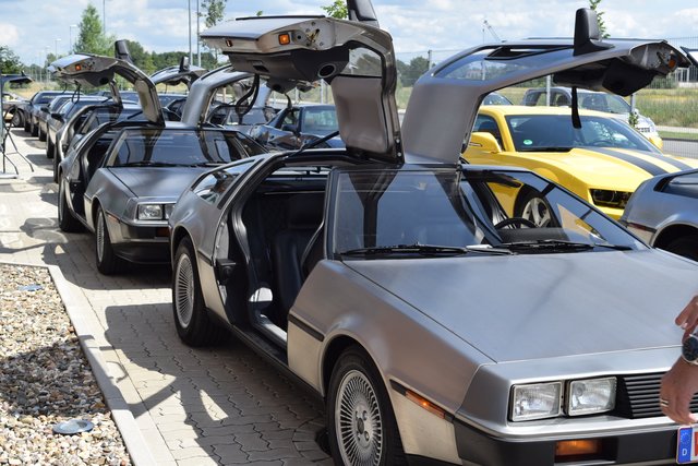 Großes "DeLorean"-Treffen in der Luhestadt