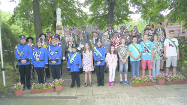 Die neuen Würdenträger des Schützenvereins Horneburg