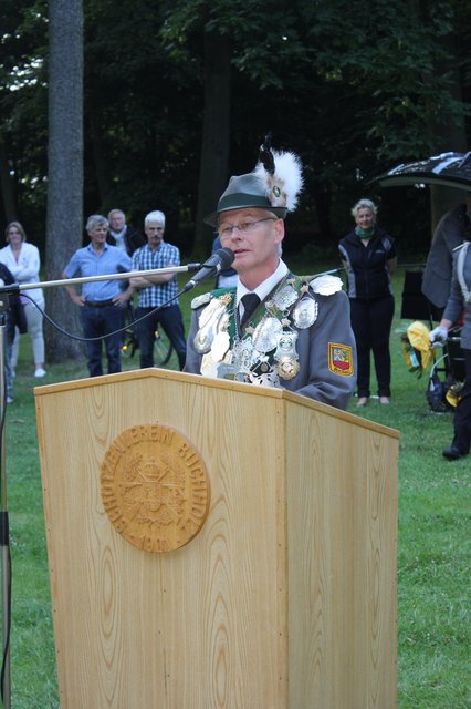 Der ehemalige Schützenkönig Martin Wiese