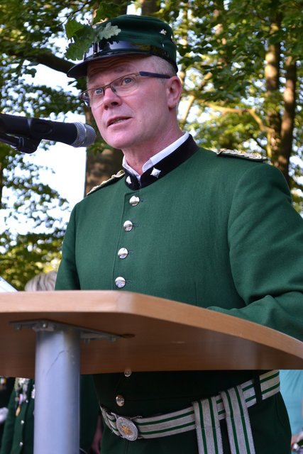 Tostedts Schützenpräsident Karl-Siegfried Jobmann