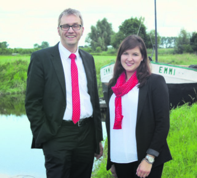 Alisha Riemann mit ihrem Stellvertreter Holger Tiedemann
