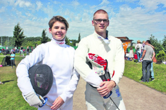 Kira Kaufmann und Tobias Stage ohne Masken