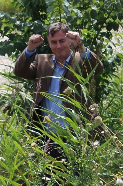 Mit dieser Handbewegung bedankte sich David McAllister beim TSV für die Führung