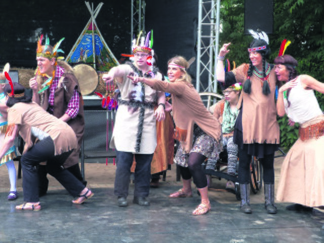 "Locavida" beim Auftritt beim diesjährigen Sommerfest am Haus Huckfeld