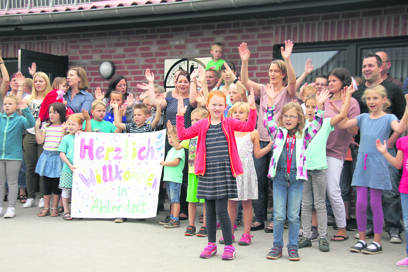 Die jungen Leute wurden herzlich begrüßt