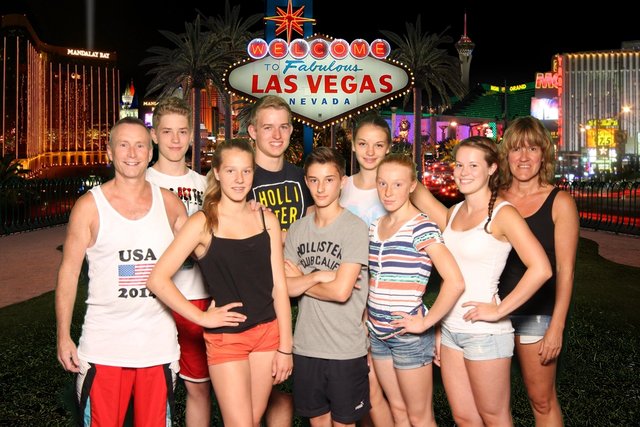 Vor zwei Jahren war schon einmal Las Vegas das Reiseziel der Buchholzer Kunstturnriege