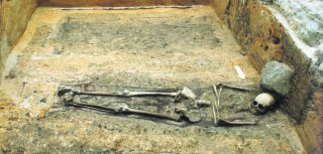 Einer der "Untoten" aus dem Kloster | Foto: Kreisarchäologie