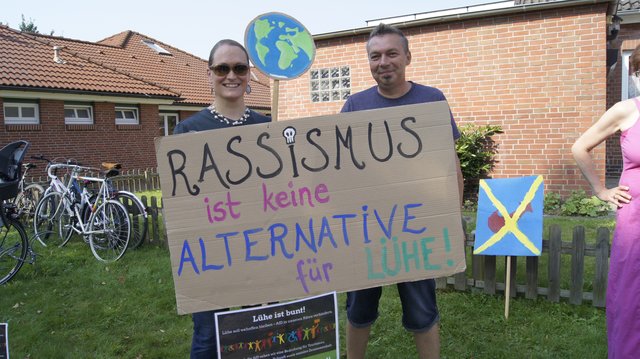 Initiiert wurde die Protest-Aktion von Margaret Schindler und Carsten Hanne