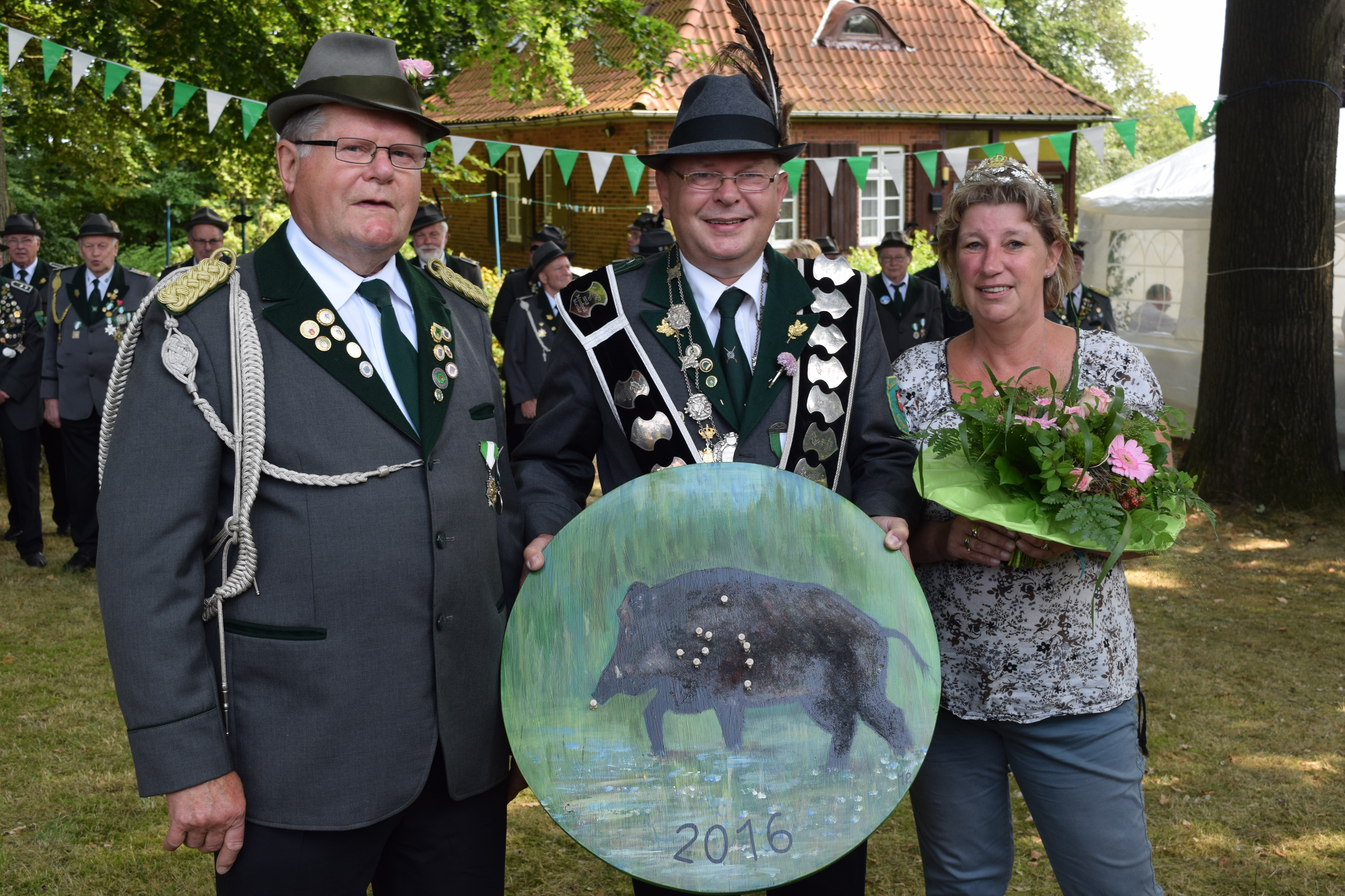 Impressionen: Königsproklamation beim Schützenverein Garlstorf/Gödenstorf