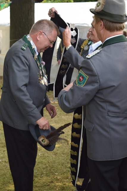 Impressionen: Königsproklamation beim Schützenverein Garlstorf/Gödenstorf