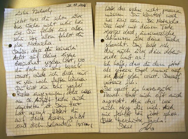 Bewegende Worte: der Brief vom Ballon