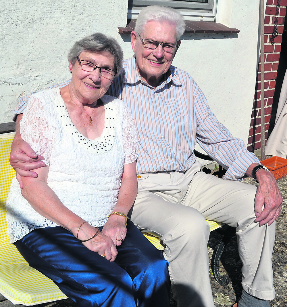 Das diamantene Hochzeitspaar Norma und Karl-Heinz Schröder