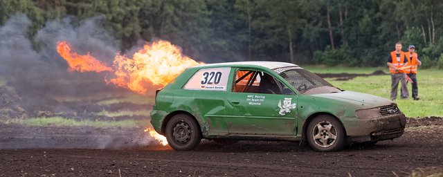 Mit "heißen Reifen" unterwegs: Hendrik Beneke vom WFC Racing Team