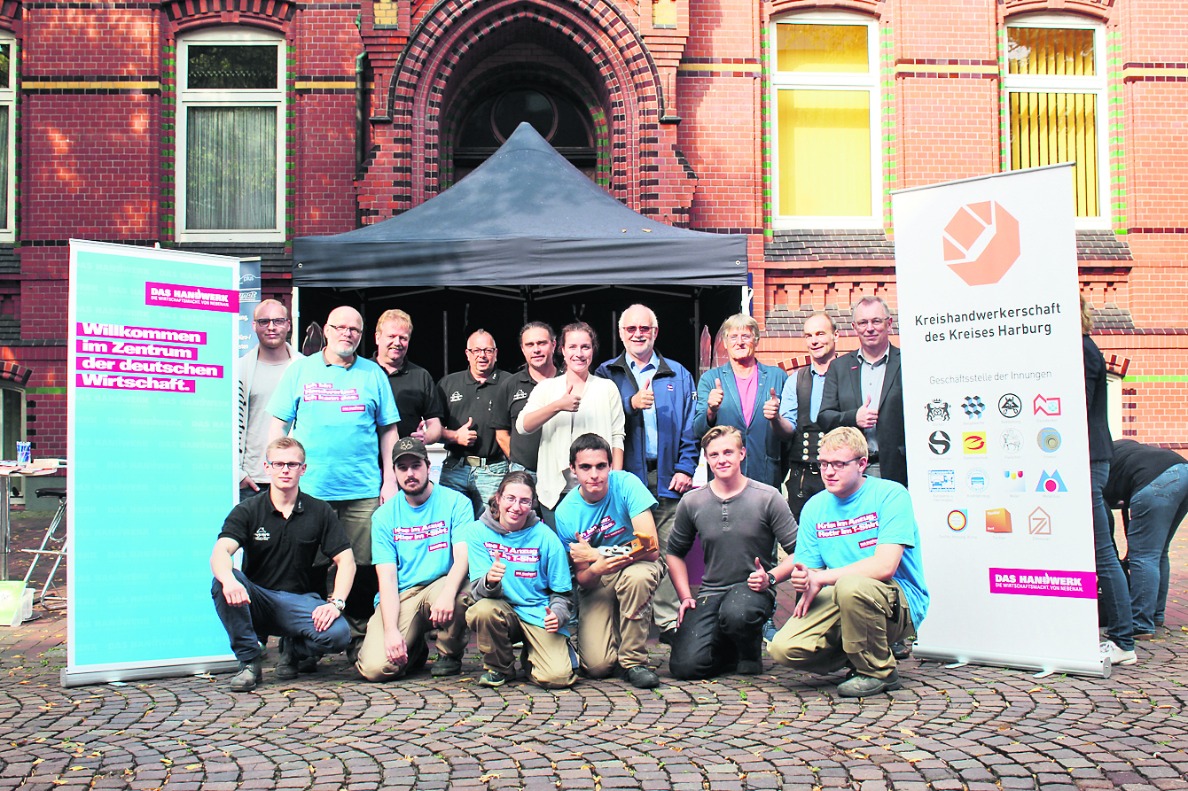 Zahlreiche Betriebe und die Kreishandwerkerschaft stellten sich am "Tag des Handwerks" in der Winsener Innenstadt vor