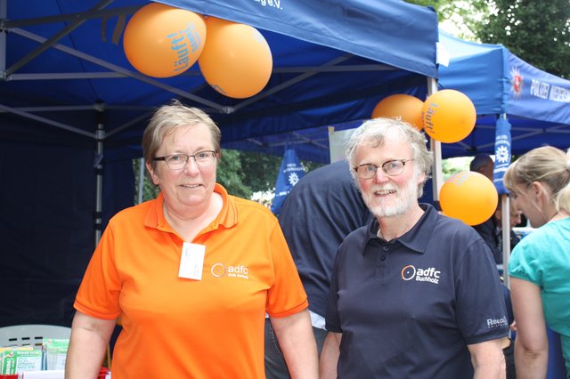 Warben für den Radverkehr: Karin Sager und Reimund Rudkowski vom ADFC | Foto: os
