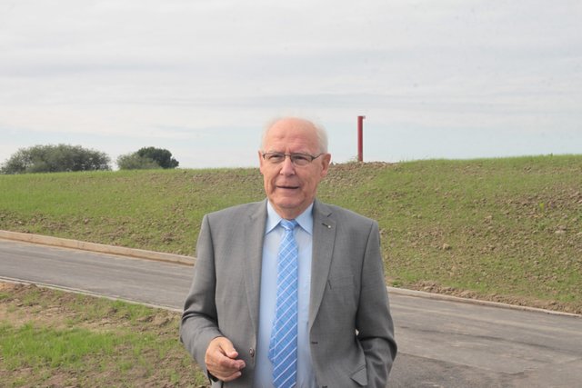 Zufrieden: Deichgraf Horst Wartner