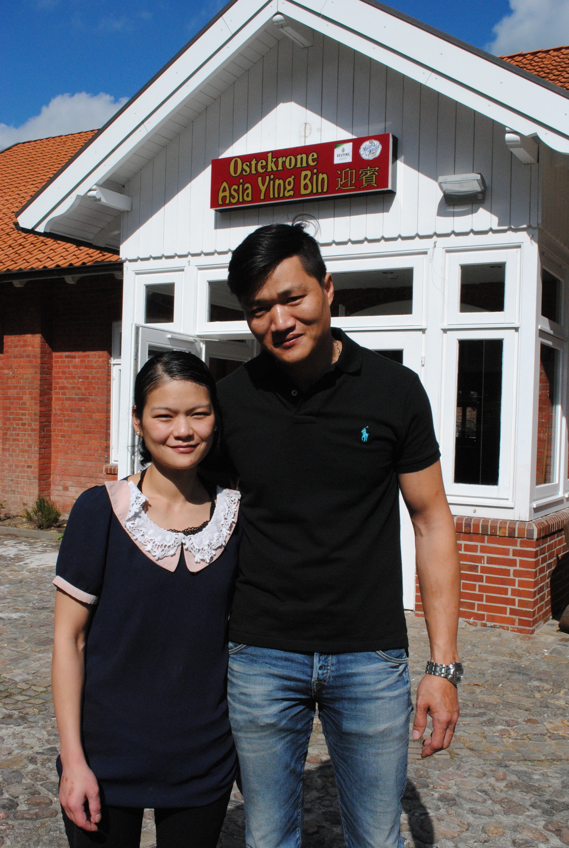 Elisabeth Steffens und Zhou Chunguo