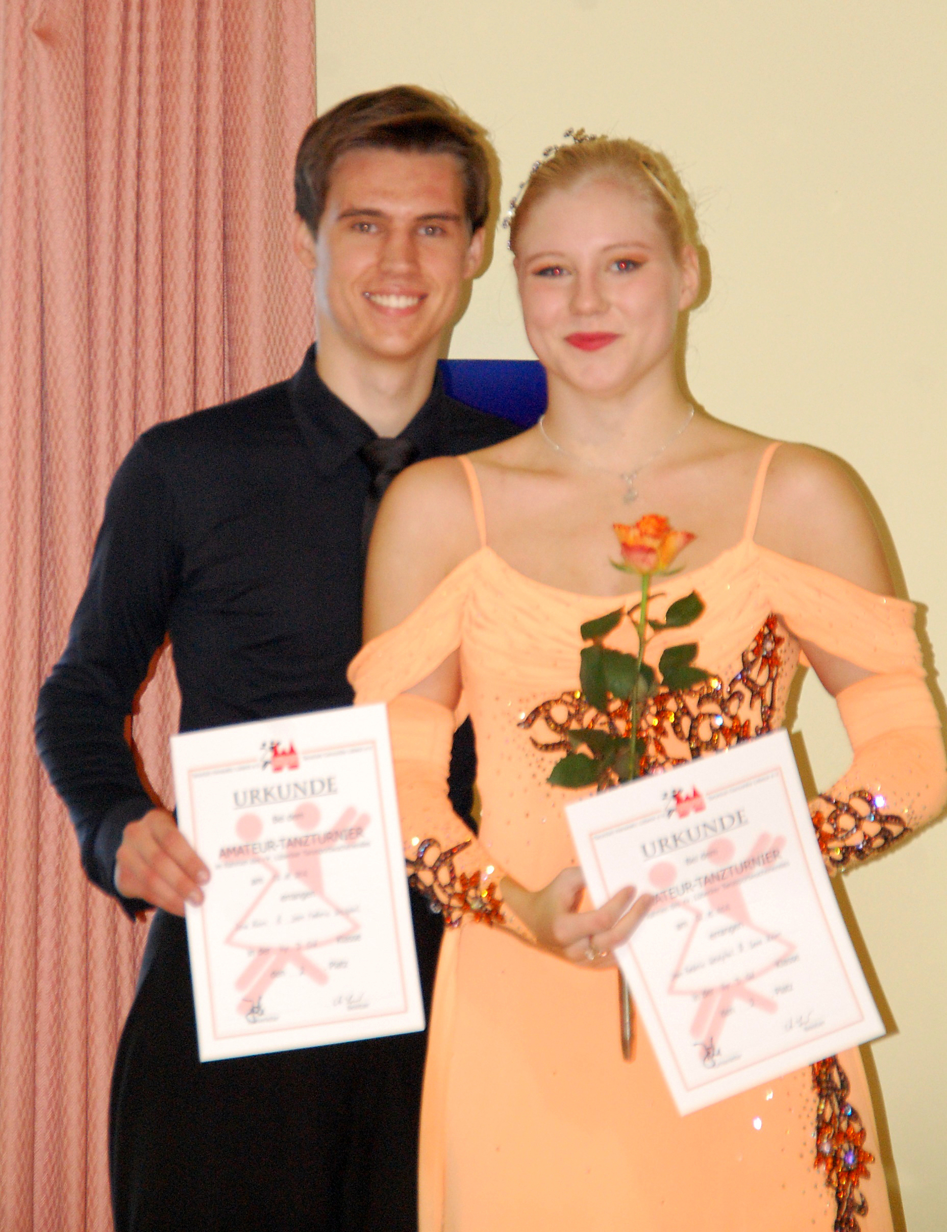Jean Frederic Westphal und Lena Keim vom 1. TC Winsen