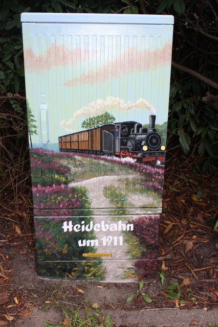 Natürlich darf ein Motiv von der Eisenbahn in Holm-Seppensen nicht fehlen