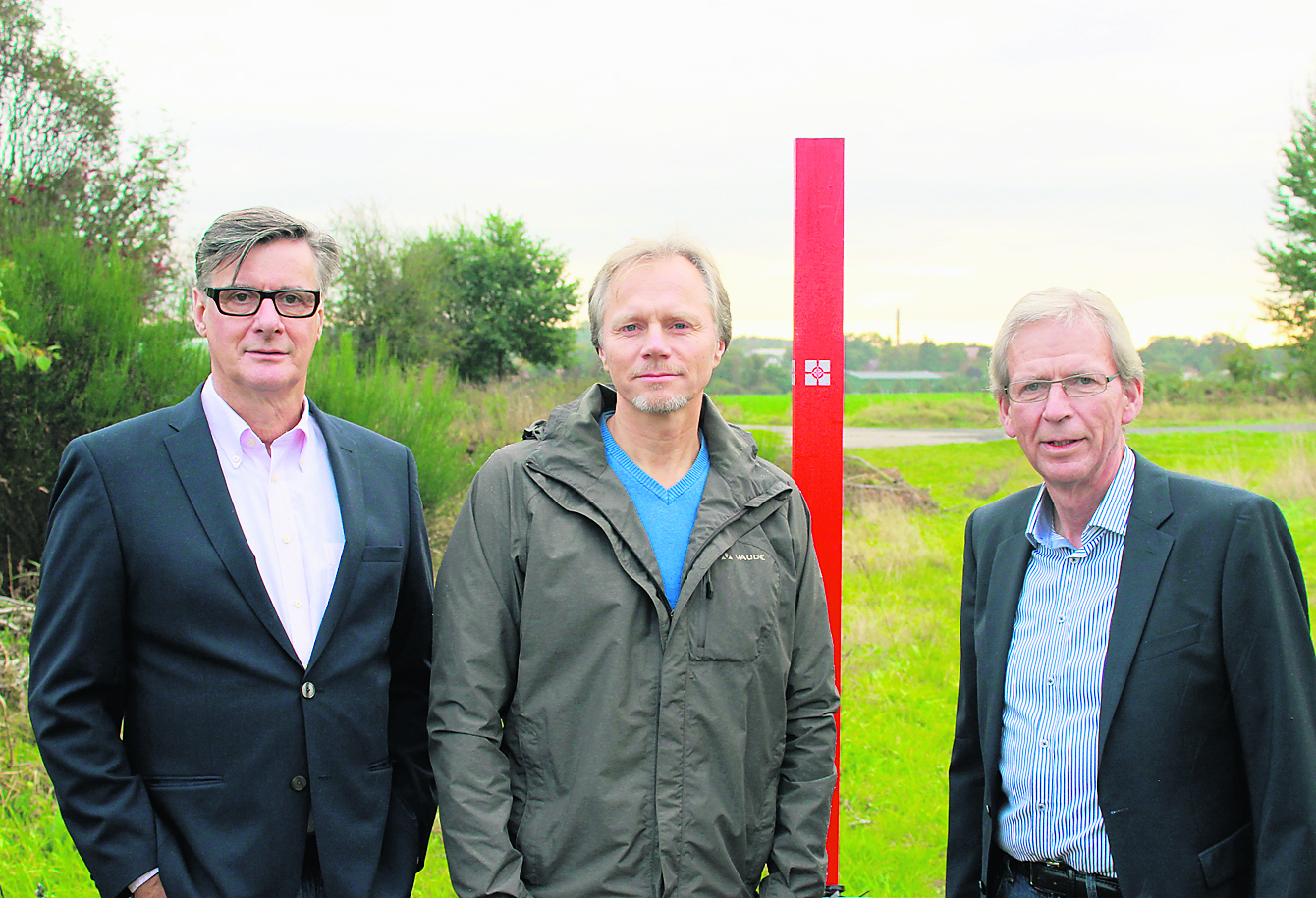 Engagieren sich in der Bürgerinitiative (v. li.): Klaus Weisenberg, Dr. Lars Teschke und Lorenz Rödiger