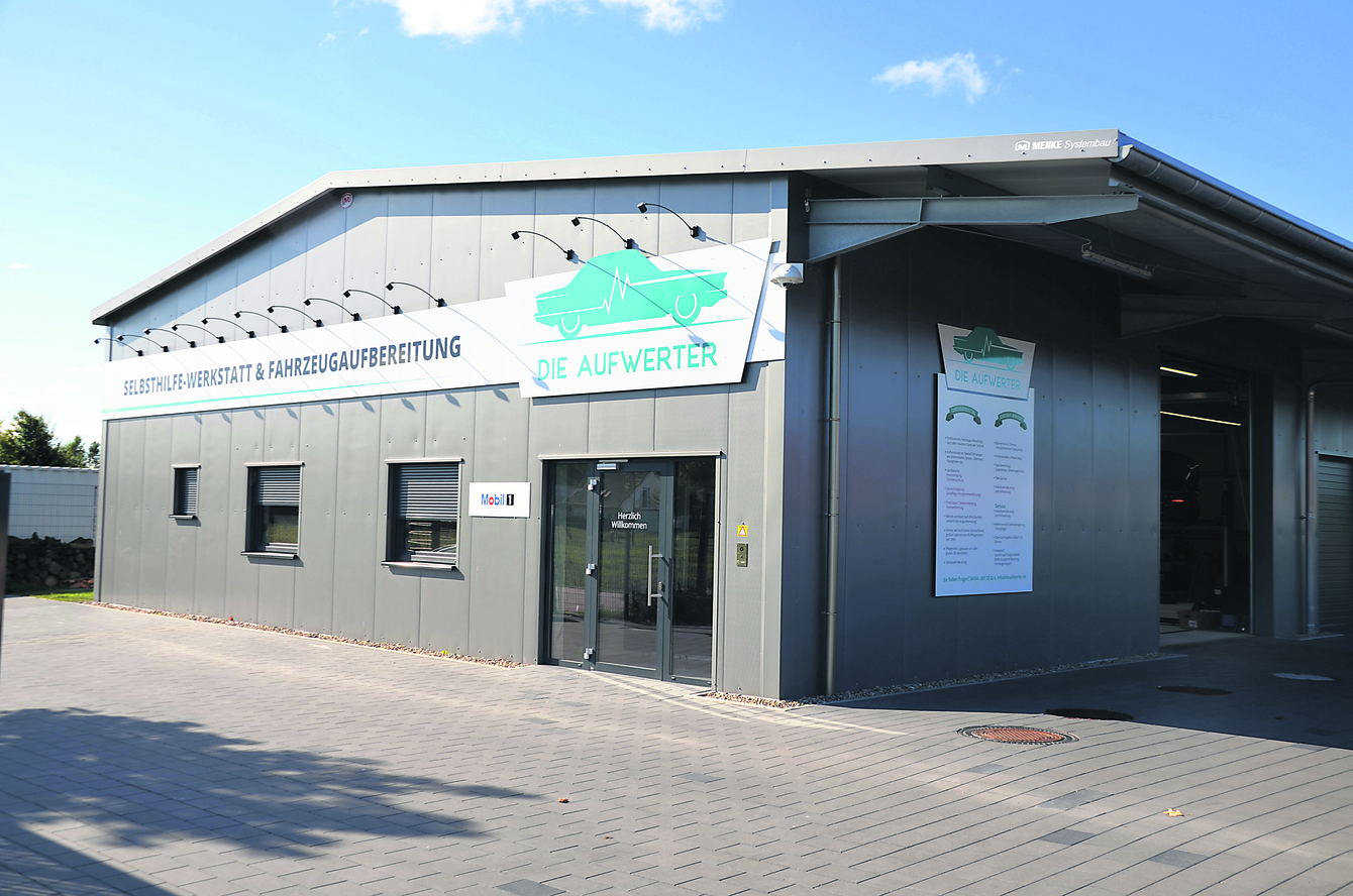 "Die Aufwerter" bieten ihren Service im Gewerbepark Hanstedt an