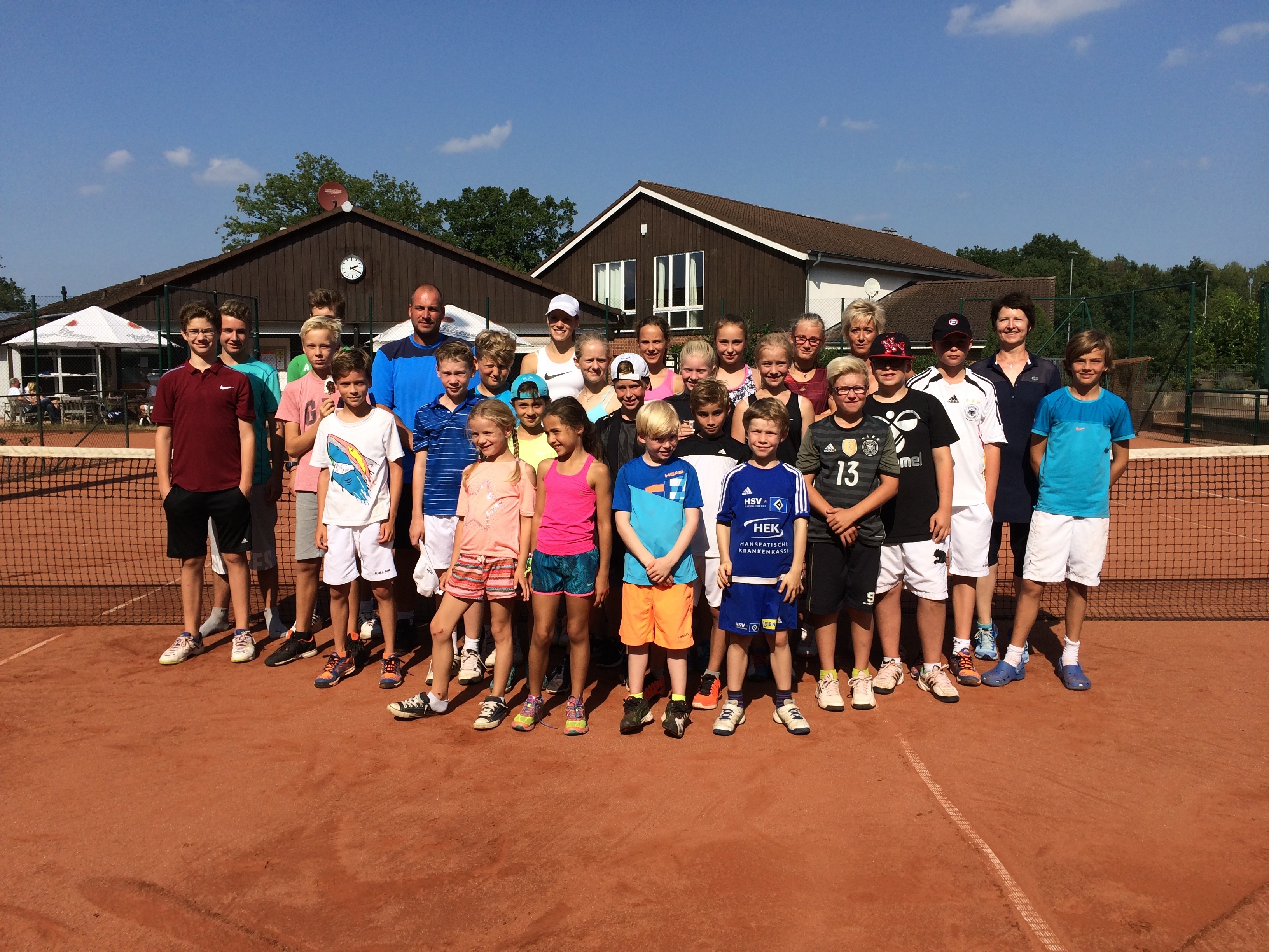 Auf den Nachwuchs ist man beim TC Jesteburg besonders stolz