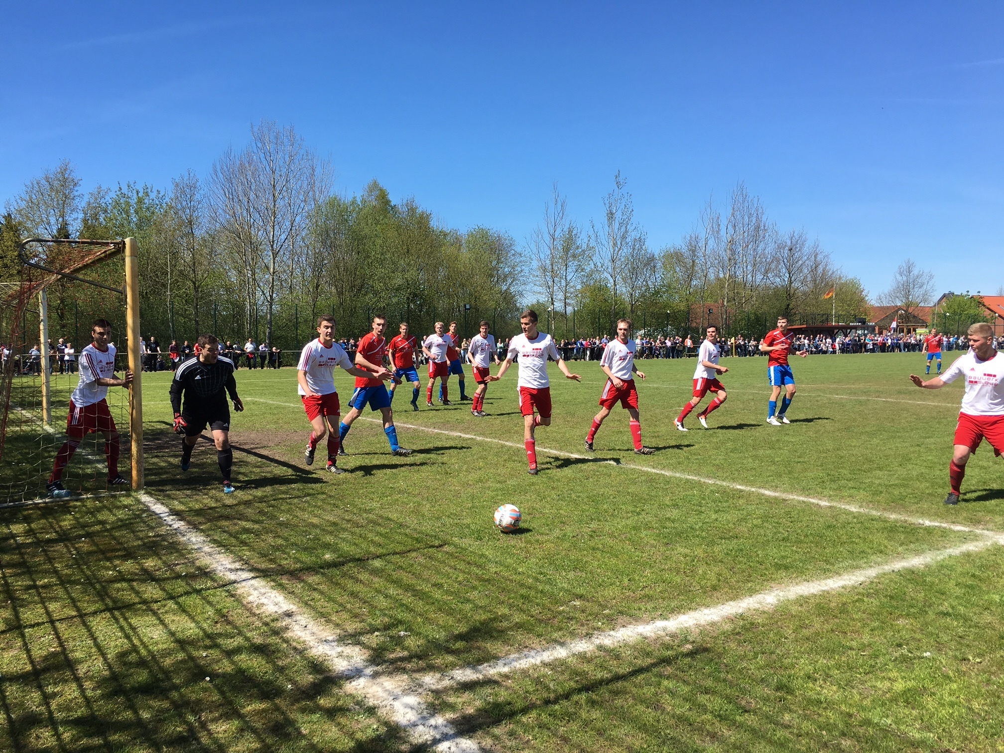 Im Mai fanden die Kreispokalendspiele auf dem neuen Sportplatz in Bliedersdorf statt