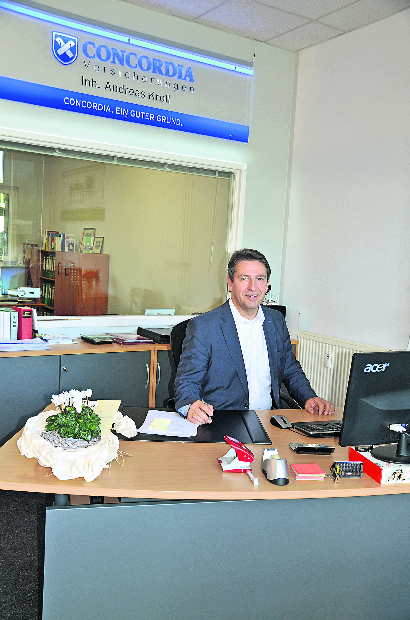 Andreas Kroll ist Ansprechpartner für alle Versicherungsfragen