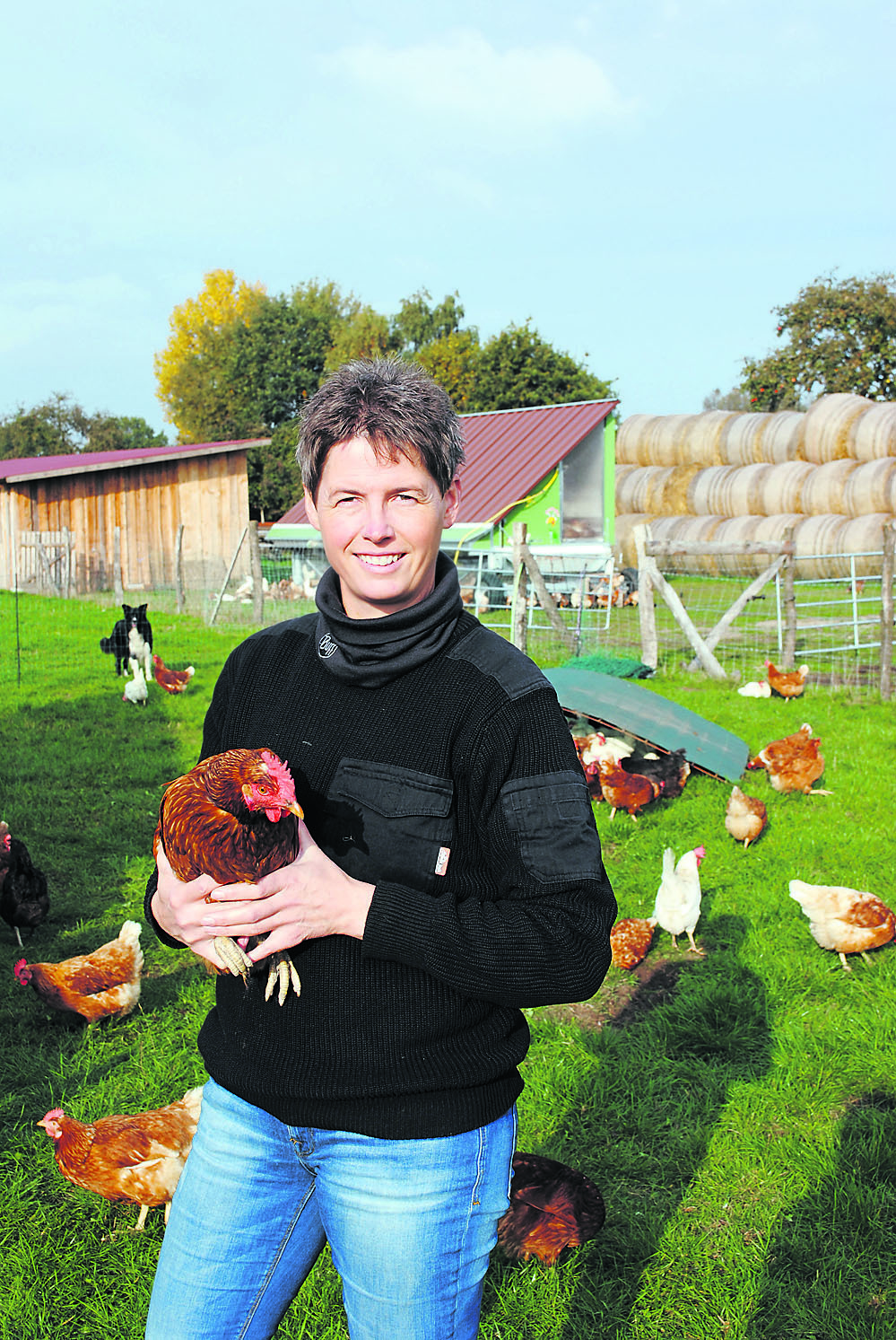 Betreibt jetzt auch Hühnerhaltung: Britta Benecke