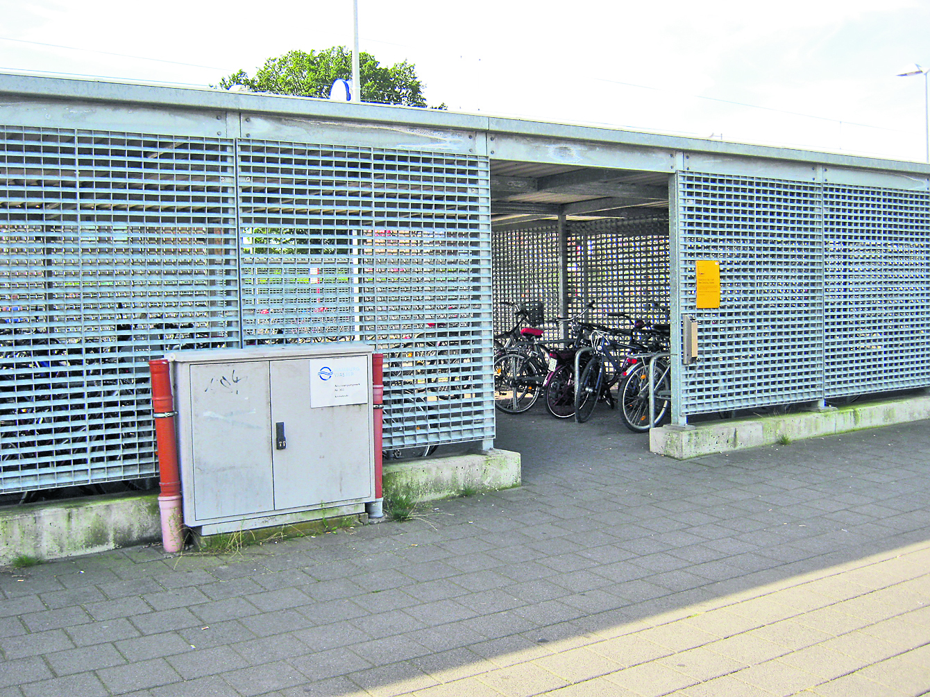 Die Fahrradbox an der Nordseite des Neu Wulmstorfer Bahnhofs soll umgebaut werden