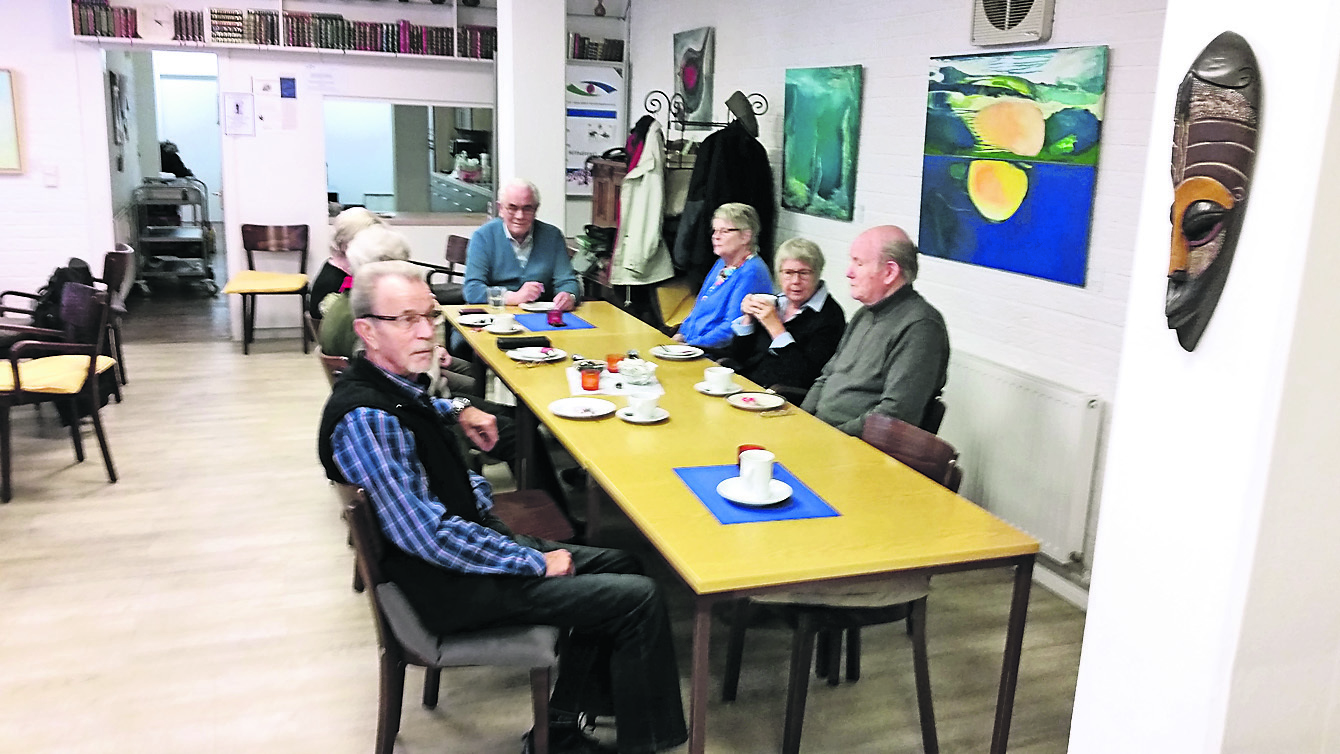 Zu Beginn jedes Stammtisches wird Kaffee getrunken und geplaudert